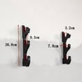 thumbnail image 7 of Kokiya Display Stand Shelf Wall Mount Wooden Compact Velvet Quilting Display Hanger for 3 Tier, 7 of 7