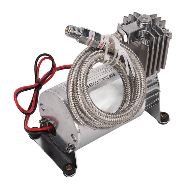 Compresor de aire de Servicio Pesado, Respuesta ráspida de metal práctico compresor de aire de trenes universal 150 psi para vehículo de 12 v botes de yates