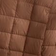 thumbnail image 3 of Puredown Packable Down Throw Blanket, Down-proof Fabric, 50x70'', Chocolate, 3 of 3