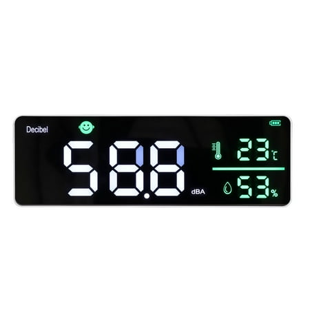 

Wall Hanging Sound Level Meter Noise Meter 2000mAh Battery ABS Housing 11in Screen Accurate With USB Cable For Factory