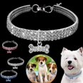 thumbnail image 2 of CAROOTU Chien Chien Chiot Collier Cou Sangle Boucle Forme Osseuse Pendentif Collier Sécurité Mode Cadeau, 2 of 6