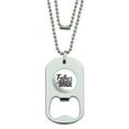 thumbnail image 1 of Father of the Bride Wedding Military Dog Tag Bottle Opener Pendant, 1 of 3