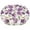 Purple Floral Wildflower, variant on Rectangle Table Cloths Happy Birthday Colorful Rainbow Love Heart Party Table Clothes 60x102inch Table Clothes Polyester Washable Durable Table Cloth for Dining Table Buffet Parties and Camping