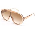 thumbnail image 1 of FEISEDY Lunettes de Soleil une Pièce Surdimensionnées Femmes Hommes Mode Verres Siamois Design Rétro B2580, 1 of 6