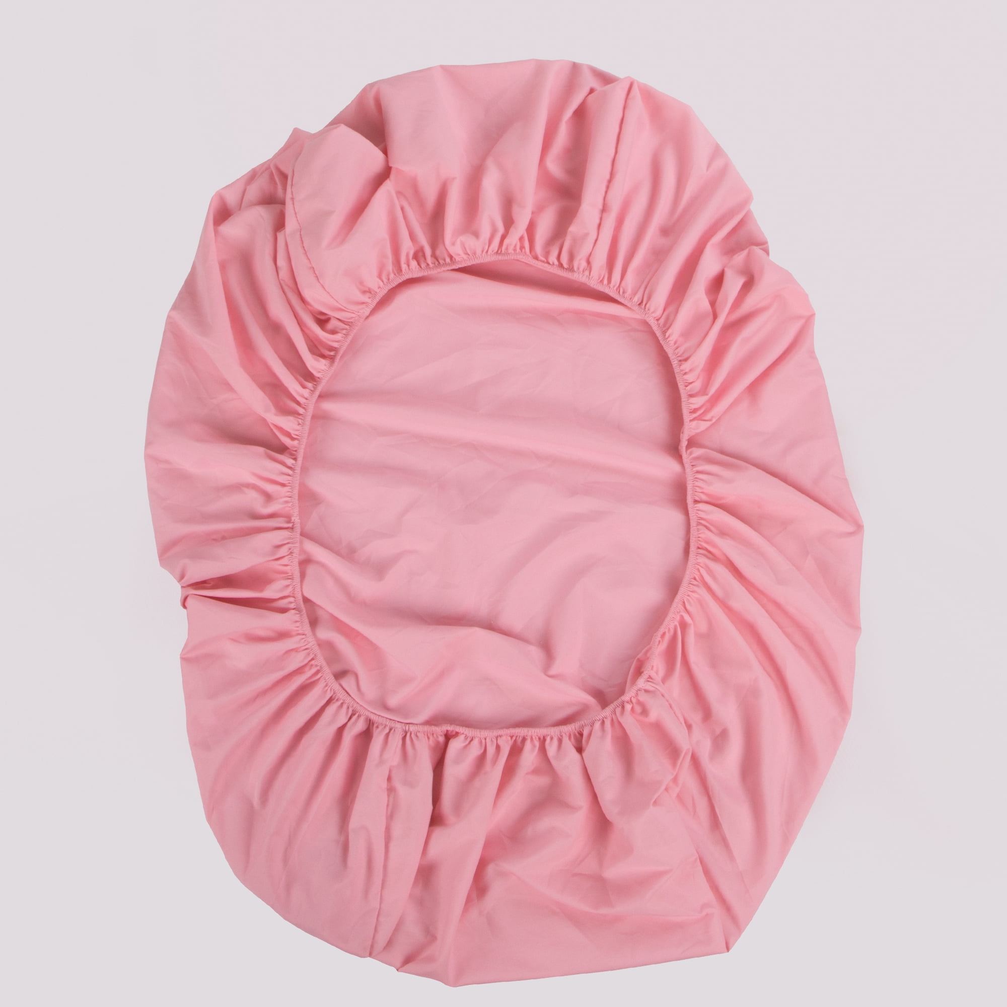 Ntbay 3-Piece Microfiber Toddler Sheet Set, Soft and Breathable Toddler Bedding Set, Include Crib Fitted Sheet Flat Sheet and Envelope Pillowcase, Pink