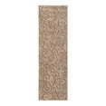 thumbnail image 3 of Unique Loom Floral Shag Collection Area Rug - Carved (2' x 6' 7" Runner Beige), 3 of 7