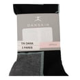 thumbnail image 4 of Pack Tin Danskin para Dama Varios Modelos Gris con Blanco 3 Pares Unitalla, 4 of 4