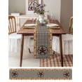thumbnail image 6 of Table Runner Dresser Scarf 16 x 72 Inch Country Star Sunflower Texas Star Vintage Black Plaid Table Runners Non-Slip Heat Kitchen Dining Table Decor for Indoor Outdoor Home Party Decoration, 6 of 7