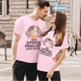 thumbnail image 2 of iTNHFP Hauts d'Été pour Femmes Tendance Personnalité Col Rond Manches Courtes T-Shirt Imprimé Décontracté, 2 of 5