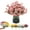 Pink, variant on FXMLRLK 1 Bundles Sunflower Artificial Flower with Stems Bouquet Fake Plants Bulk UV Resistant Plastic Faux Outdoor Flower No Fade for Wedding Fall Garden Home Window Decor