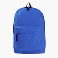 thumbnail image 2 of K-Cliffs Unisex Pack of 36 Basic 18" School Backpacks Royal Blue with Curved Shoulder Straps, 2 of 7