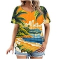 thumbnail image 1 of Casual Camisetas de Manga Corta para las Mujeres, Impresión de la Moda Cuello Redondo, Camiseta para las Mujeres, 1 of 5