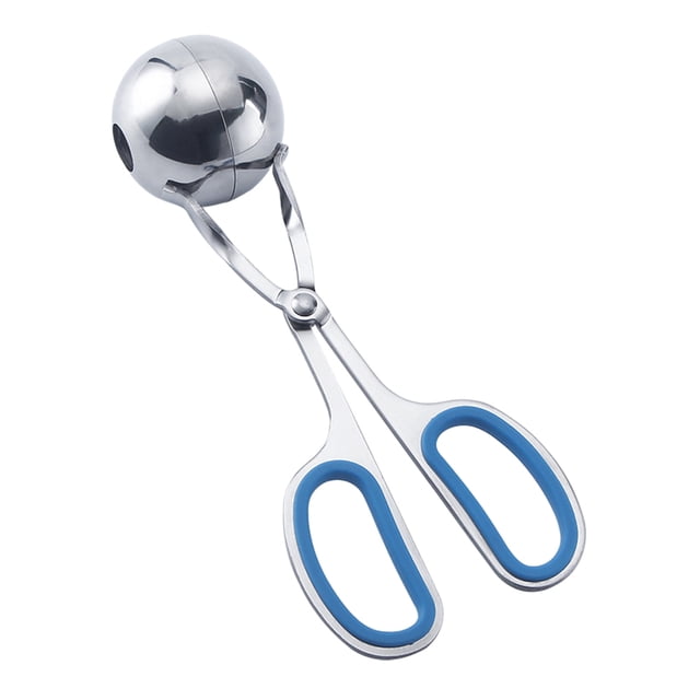 Wosthever Clip de albóndigas rellenas de acero inoxidable avanzado para cocinar de forma fácil y conveniente fabricante de albóndigas Cocina y Comedor círculo azul L