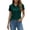 Green, variant on Short Sleeve Three Button Collar T Shirt Comfortable Athletic Top For Casual Wear And Sports