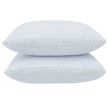 Mainstays 200TC Cotton Firm Support Pillow Set of 2 in Multiple Sizes