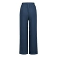 thumbnail image 4 of Bogo Linen Pants Women Plus Size Capri Women Petite Pantsuits Dressy Casual Fashion Pants For Women Warm Wide Leg Sweatpants Women With Side Pockets Trousers Pants For Women Stretchy, 4 of 6
