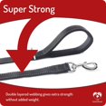 thumbnail image 6 of Dutchy Brand Ultra Strong Heavy Duty Reflective Training Dog Leash for Big, Medium, Small Dogs, Padded Handle for Strong Dogs 6 ft, Black, 6 of 11