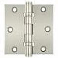 thumbnail image 2 of Deltana DSB3514 3-1/2" Height X 3-1/2" Width Commercial Solid Brass Mortise Hinge Plain Bearing W/SQ Corner Polished Nickel Pair, 2 of 2