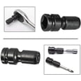 thumbnail image 5 of 2pc 1/2" Square to 1/4" Hexagonal Socket Adapter with Quick Release for Impact Wrench and Bit Holder., 5 of 5