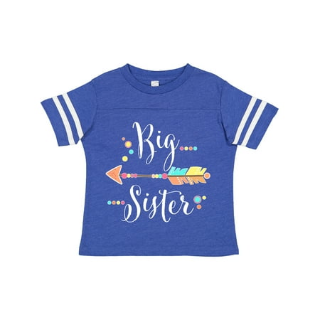 

Inktastic Big Sister- Dots and Arrow Gift Toddler Toddler Girl T-Shirt