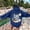 Blue, variant on Women's Hoodie Sweatshirt for Casual Everyday Wear Oversized Pullover with Long Sleeves Hood Front Pockets Relaxed Fit Letter Graphic Top Beige S