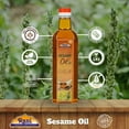 thumbnail image 3 of Rani Sesame Oil 33.8 Ounce (1 Liter) Cold Pressed | 100% Natural | NON-GMO | Kosher | Vegan | Gluten Free, 3 of 11