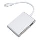 thumbnail image 2 of 4 en 1 USB C Hub tipo C a USB 3,1 HD interfaz Multimedia adaptador DVI VGA adaptador de conexión de carga multipuerto, 2 of 10