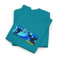 thumbnail image 3 of Birdhouse Kat Killer Bucky Lasek Skateboard 2000s Vintage Rare T Shirt Print - Tropical Blue / 4XL, 3 of 5
