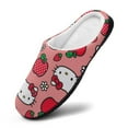 thumbnail image 3 of Womens Cozy Slippers Hello Kitty Warm Soft Plush Slipper Slip-on House Shoes for Home Indoor Outdoor, 3 of 7