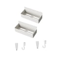 thumbnail image 3 of 2 piezas de estante para especias de refrigerador, soporte para condimentos, estante de almacenamiento de cocina versátil, práctico y profesional para Blanco, 3 of 8