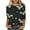 Black, variant on Funny Bee Shirts for Women Loose Fit Casual Summer 3/4 Lenght Sleeve Crewneck Tunic Blouse Trendy Oversized Dressy Pullover Tops Yellow#02 XXL