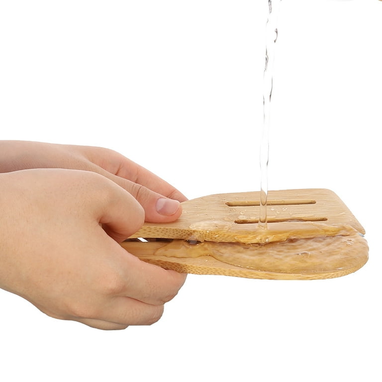 Topekada 8-Piece Bamboo Wooden Utensil Set With Holder photo 6