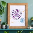 thumbnail image 5 of Outer Space Galaxy Drawing Painting Stencils Templates (11.8x11.8 inch) Plastic Reusable Square Stencils for Painting on Wood Tile Floor Wall Fabric 1pc, 5 of 9