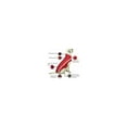 thumbnail image 3 of Waterproof Dog Coat Winter Warm Jacket Windproof Puppy Clothes Reflective Vest for Small Medium Large Dogs - Fleece Lining, with Harness Hole, Red(3XL）, 3 of 5