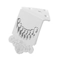 thumbnail image 2 of Mandolin Metal Tailpiece Parts Silver Color 8String Fixation 1Set, 2 of 5