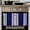Blue, variant on Navy Blue Stripes 1 Pack Kitchen Towel, Water Absorbent Dish Towel, Geometric Vintage Country Simple Decorative Hand Towels - Quick Drying Cloth for Cooking Baking, 18x28 Inch