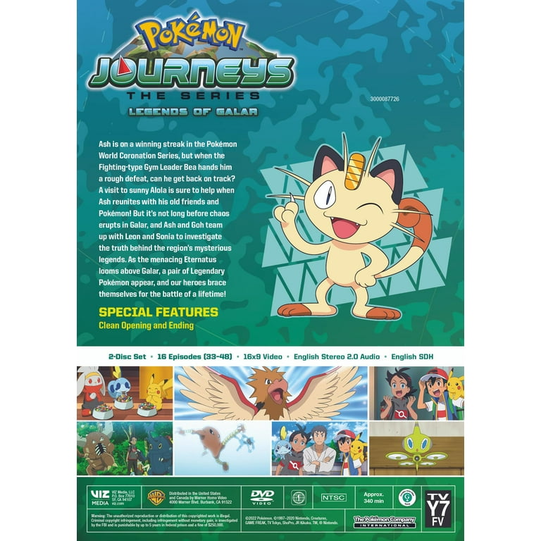 Pokemon Journeys - Legends of Galar : The Complete Series