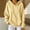 Yellow women striped hooded sweatshirt a1, variant on SSZMDLB Women Hooded Sweatshirt Long Sleeve Casual Loose Fit Striped Pullover Tunic Top Party Outfits Spring Autumn Fashion Tee, Yellow M