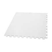 FlooringInc 24 x 24 White EVA Foam Interlocking Floor Mats 48 Sq Ft Coverage Area 12 Pack