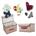 thumbnail image 4 of 1Pc Storage Box Storage Box Foldable Clothing Sundries Portable Storage Box with Lid Foldable Storage Box, 4 of 6