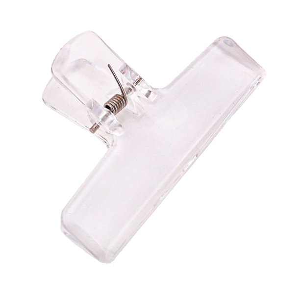 Clips Suministros de Oficina Clip de Plástico, Clip de Cola de Paloma Transparente, Clip de Datos, Aprendizaje Y Suministros de Oficina, Clip de Cola Larga, Clip de Billete Pequeño, Clip Transparente