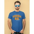 thumbnail image 2 of Retro College Virginia T-Shirt Men -Image by Shutterstock, Male 4X-Large, 2 of 4