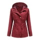 thumbnail image 2 of Abrigos de Invierno Para Mujer Chaqueta de Lluvia Sólida Chaquetas Al Aire Libre Impermeable Con Capucha Impermeable A Prueba de Viento Odeerbi  ODB173206, 2 of 9