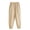 Khaki, variant on Lenpel Boys Girls' Joggers Lightweight Summer Elastic Waist Mesh Pull on Athletic Hiking Pants Workout Lounge Pants