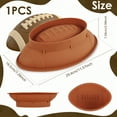 thumbnail image 3 of Football Cake Pan Silicone Football Cake Mold Nonstick Football Baking Pan Temperature Resistant Football Mold Ball Cake Pan Dishwasher Safe for Baking Cakes Sports Theme Party, 3 of 10
