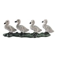 thumbnail image 4 of Adornos de simulación colorida de animales pequeños de familia blanca, modelo de traje, decoración de habitación familiar, figuras de animales pequeños, decoración de pared para el hogar,, 4 of 9