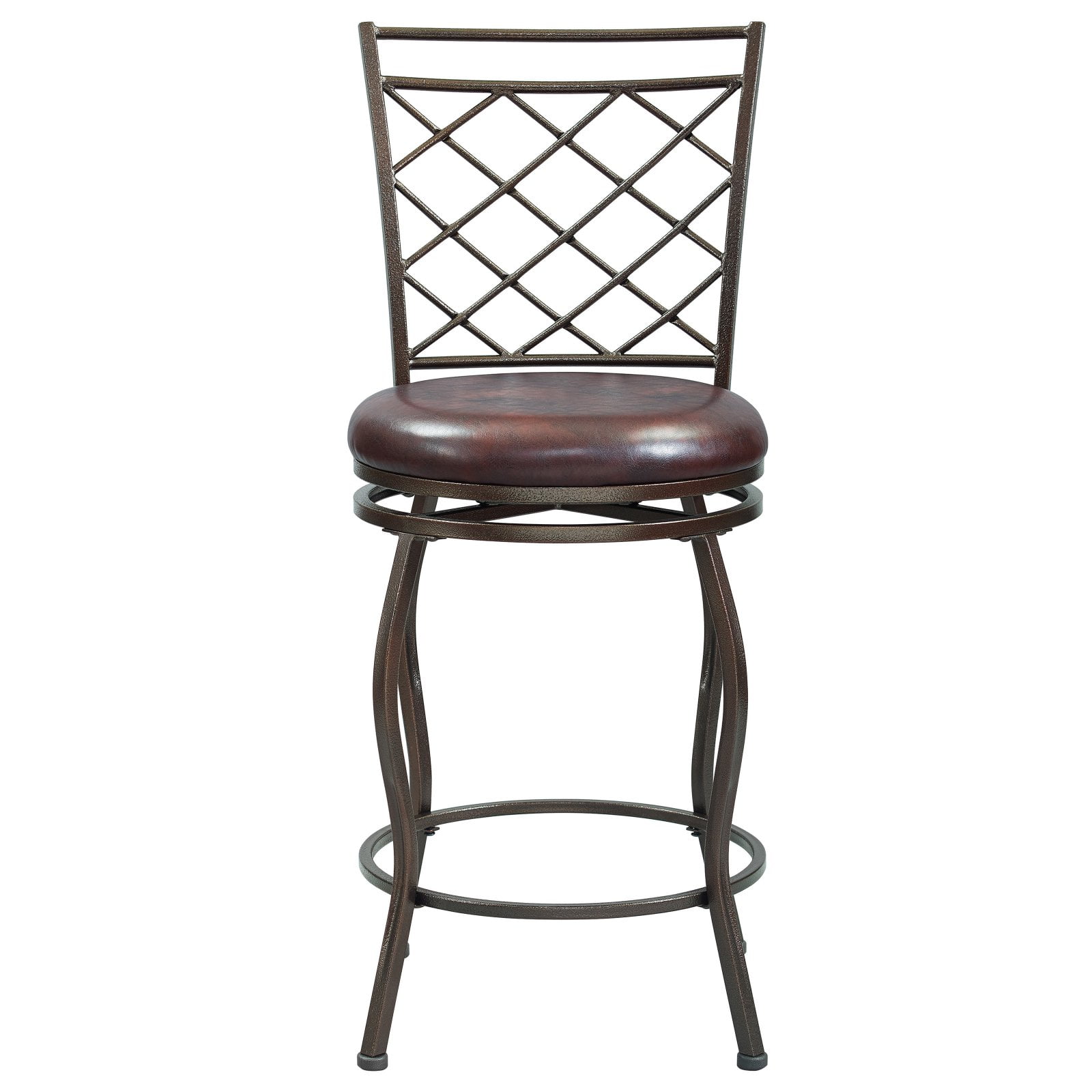 2-in-1 Metal Swivel Barstool