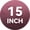 15In-Wine Red, variant on BALEAF Women's 15" Long Shorts Below The Knee Capri Hiking Cargo Shorts Lightweight Quick Dry Elastic Waist for Casual Black L