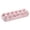 Pink, variant on 12 Grid Refrigerator Egg Storage Tray – Large Capacity Egg Holder, Collision Proof Container for Fridge, Kitchen Organizer for Eggs,Beige - 30x11x6.5cm