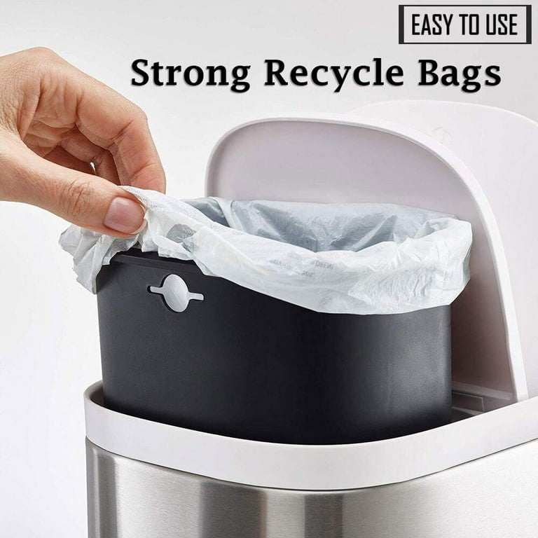 10 Gallon Clear Wastebasket Liner Bags for Trash Can 500 Count, - 3 Pack, Size: One Size